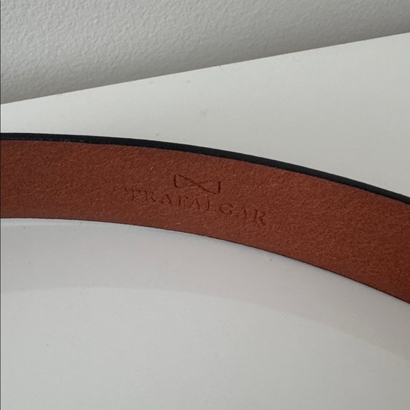 TRAFALGAR Men's Tan Leather Belt 36/90 - Picture 3 of 4